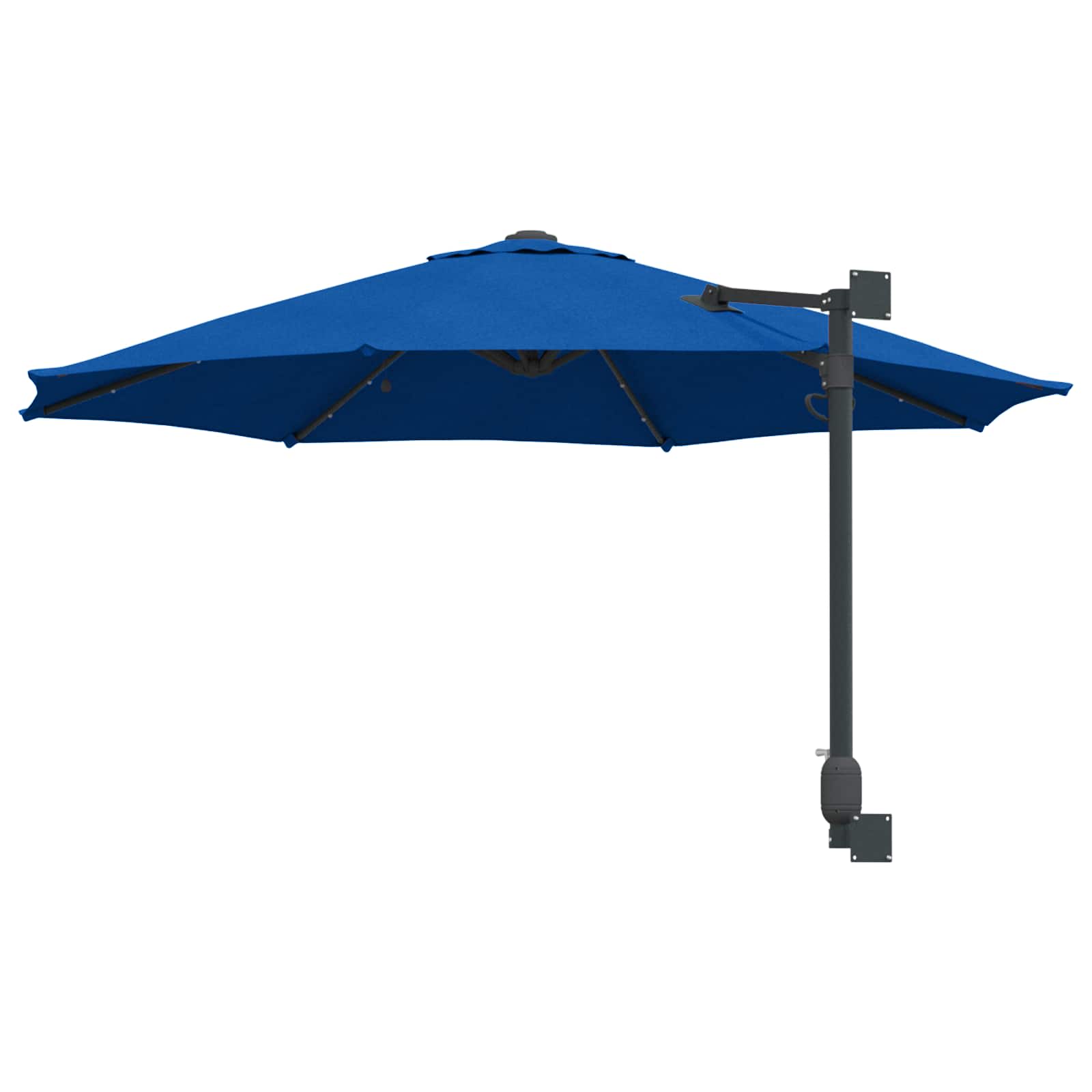 Garten-Sonnenschirm Sand 248 x 248 x 148 cm Polyester und Stahl