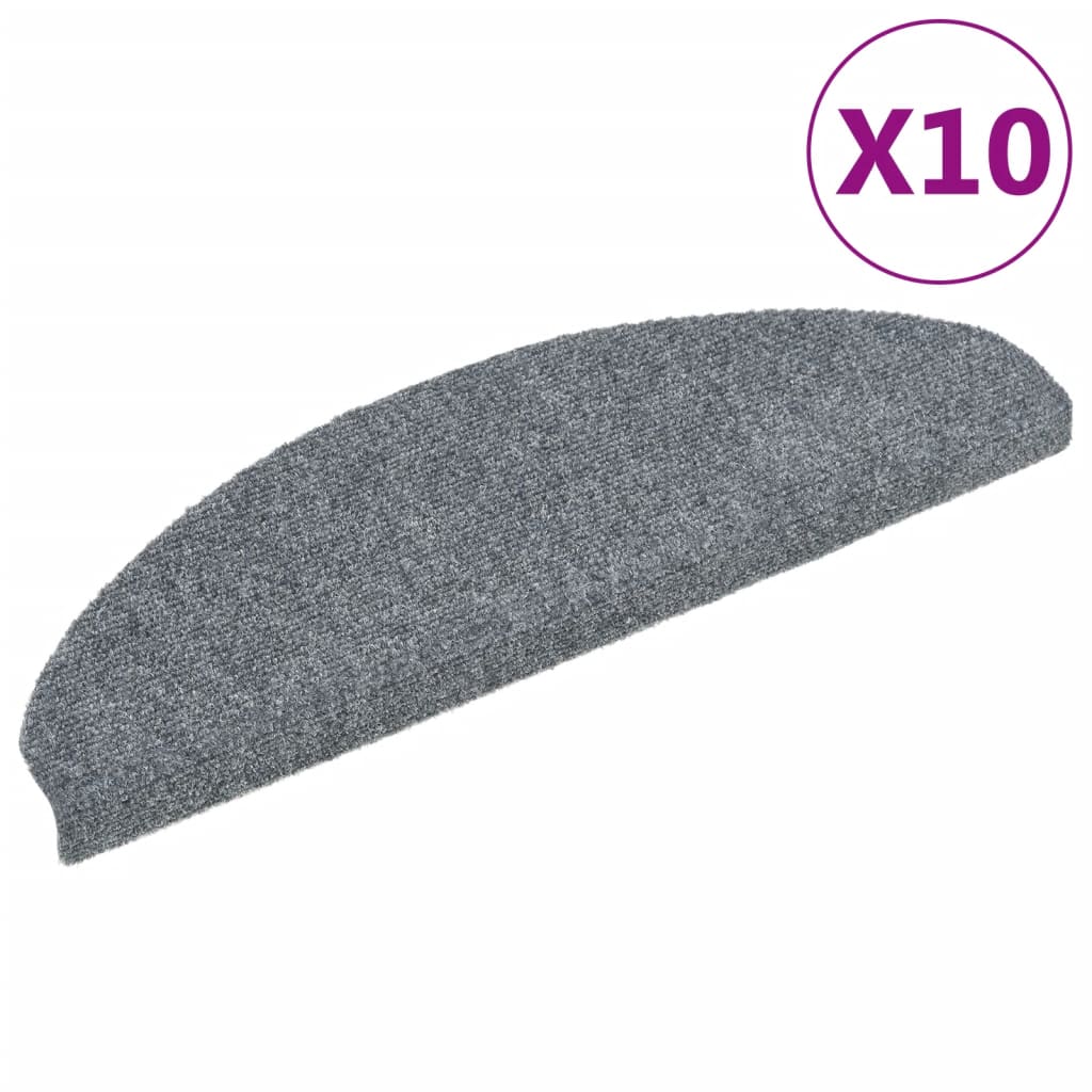 Stufenmatten Selbstklebend 15 Stk. 56x17x3 cm Hellbraun Halbrund