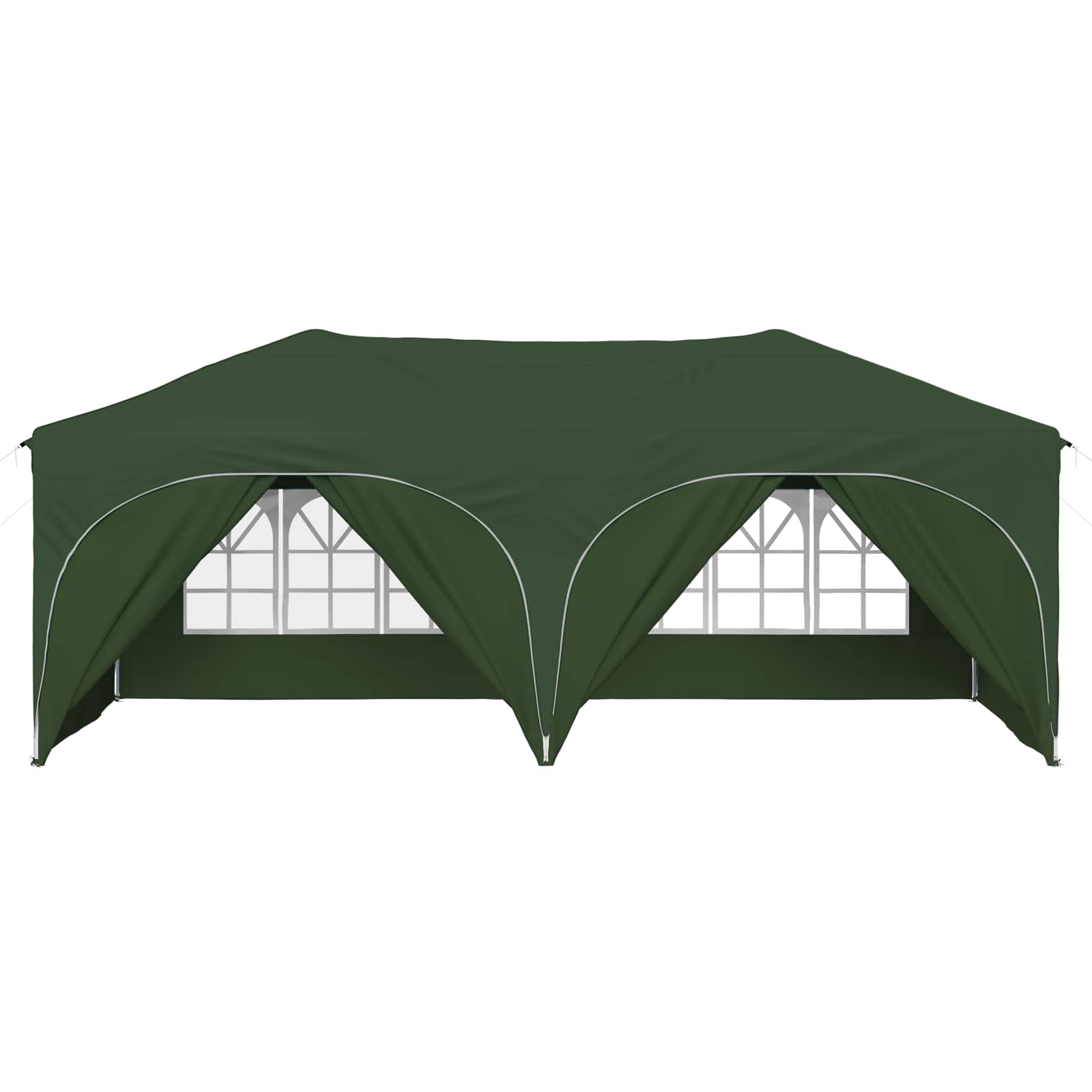 Pop-up Partyzelt 575 x 288 x 245 cm Creme Oxford-Stoff