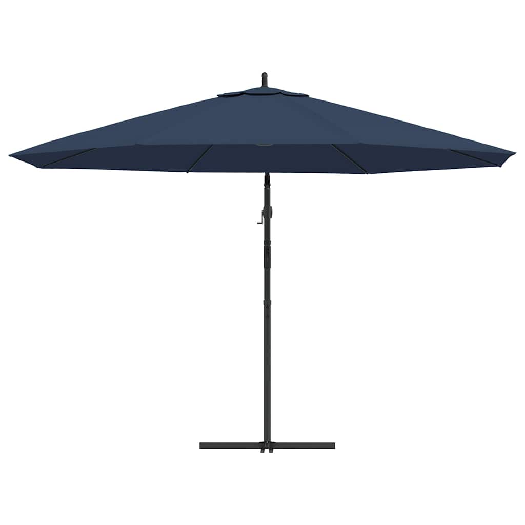 Ampelschirm mit Aluminium-Mast 350 cm Taupe
