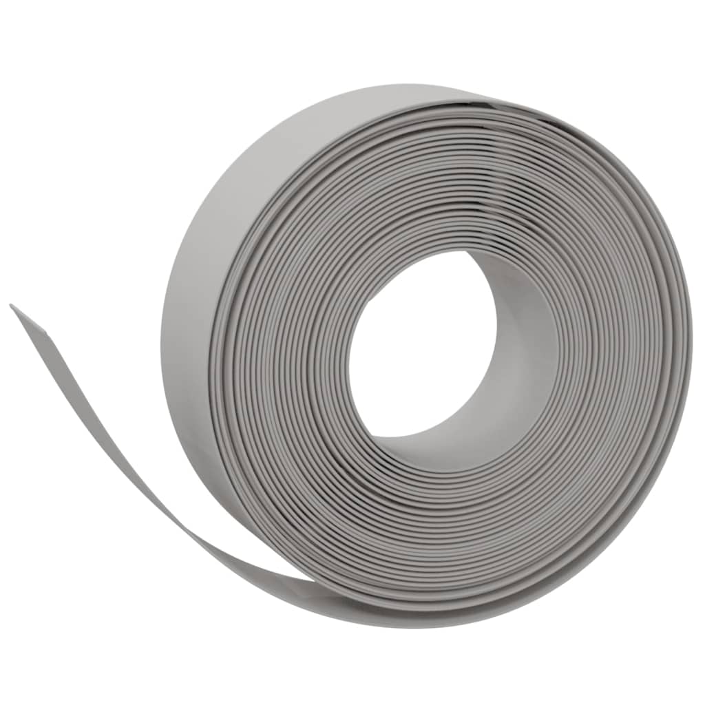 Gartenumrandung 25 m 10 cm PE Grau