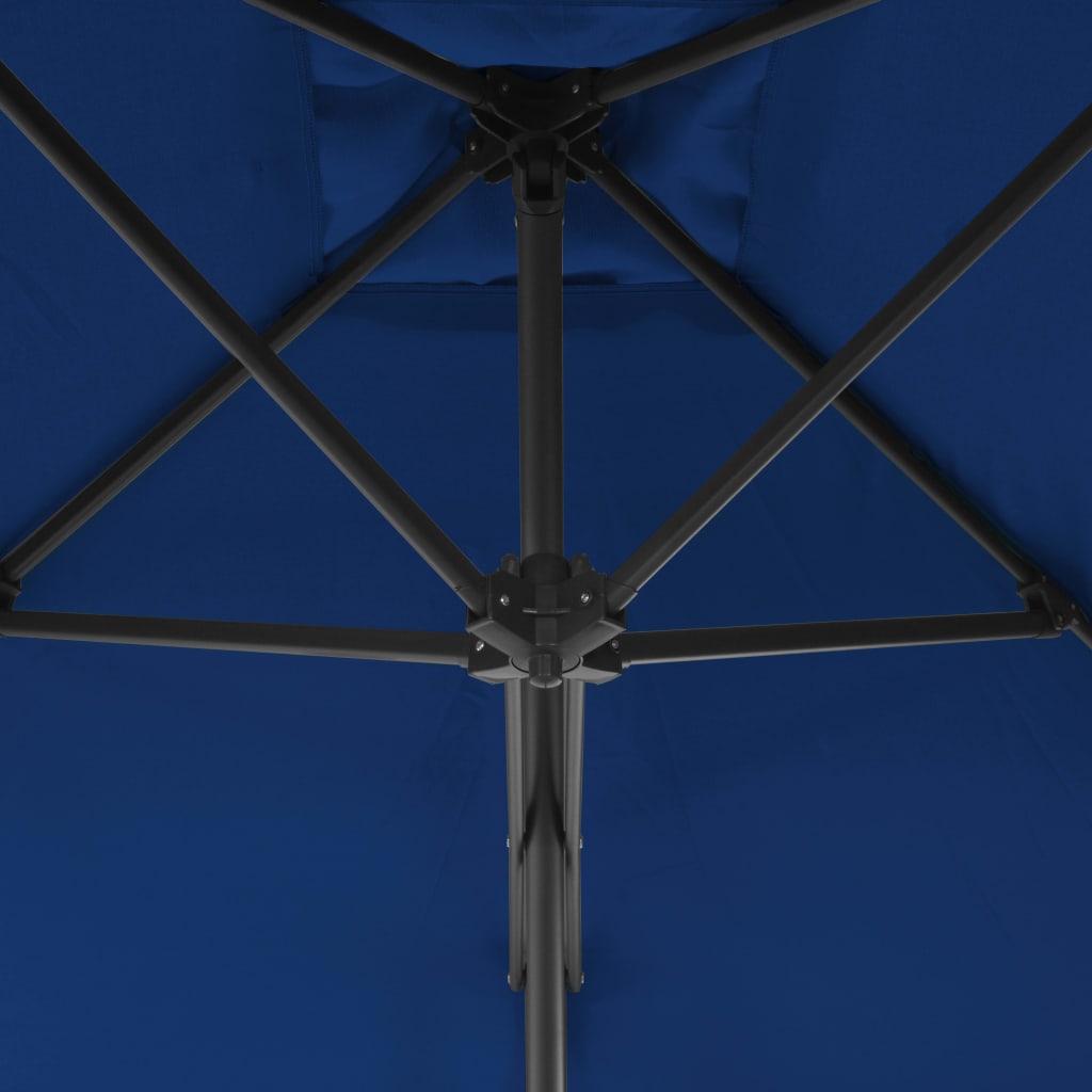 Sonnenschirm mit Stahl-Mast 300 cm Grün