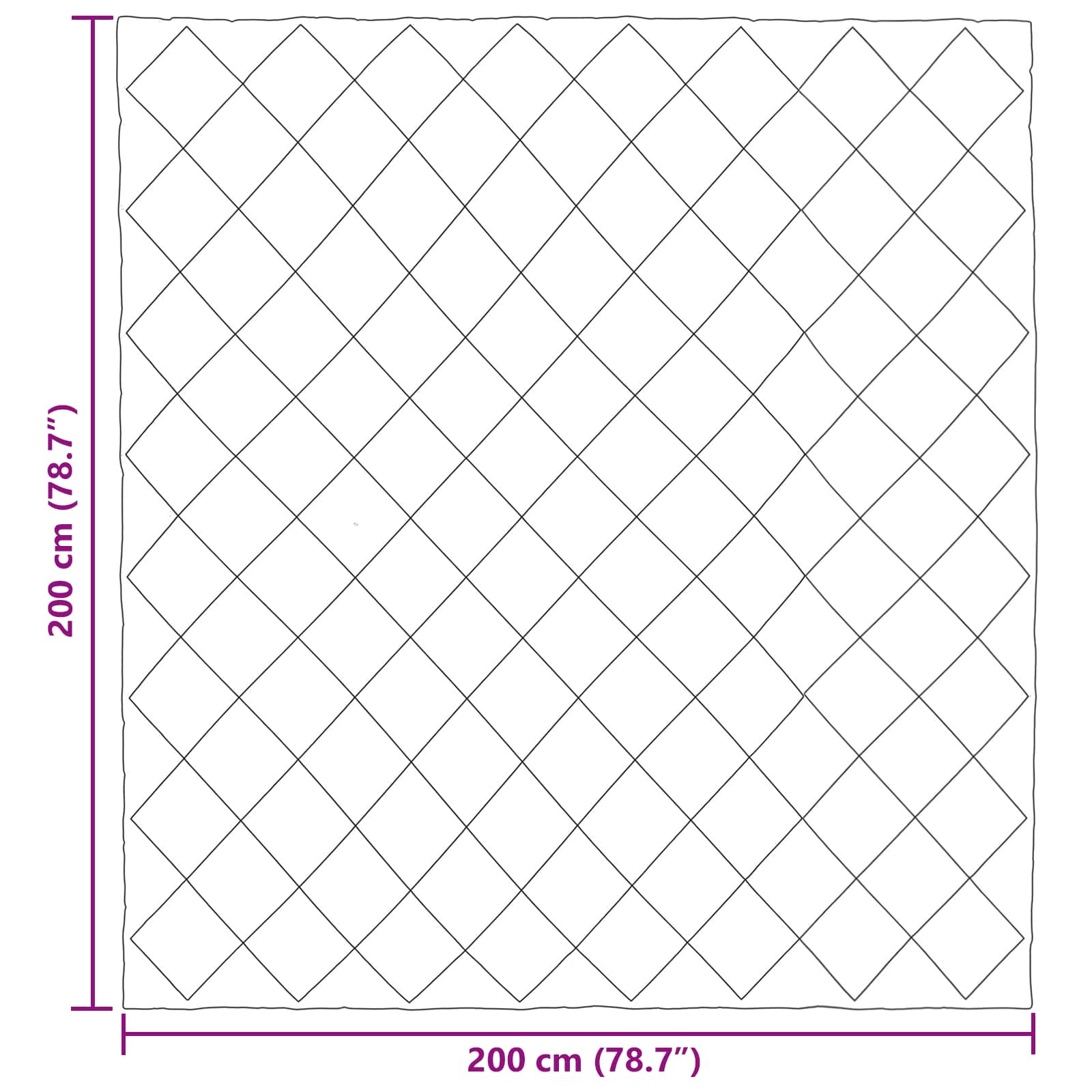 Winterbettdecke Anthrazit 135 x 200 cm Mikrofaser