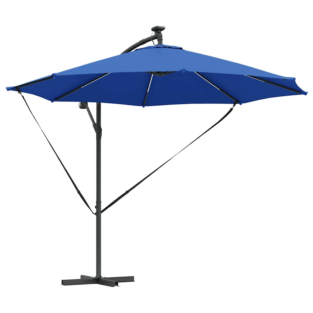Sonnenschirm Sand 294 x 294 x 248 cm Polyester und Aluminium