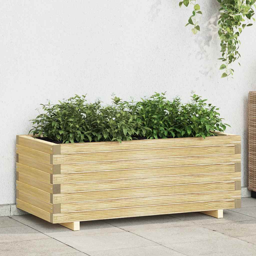 Hochbeet 100x50x40 cm Holz Rechteckig
