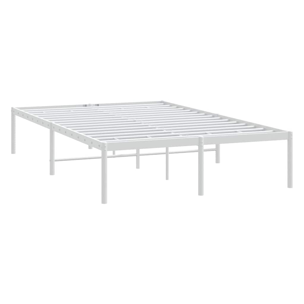 Bettgestell Metall Schwarz 75x190 cm