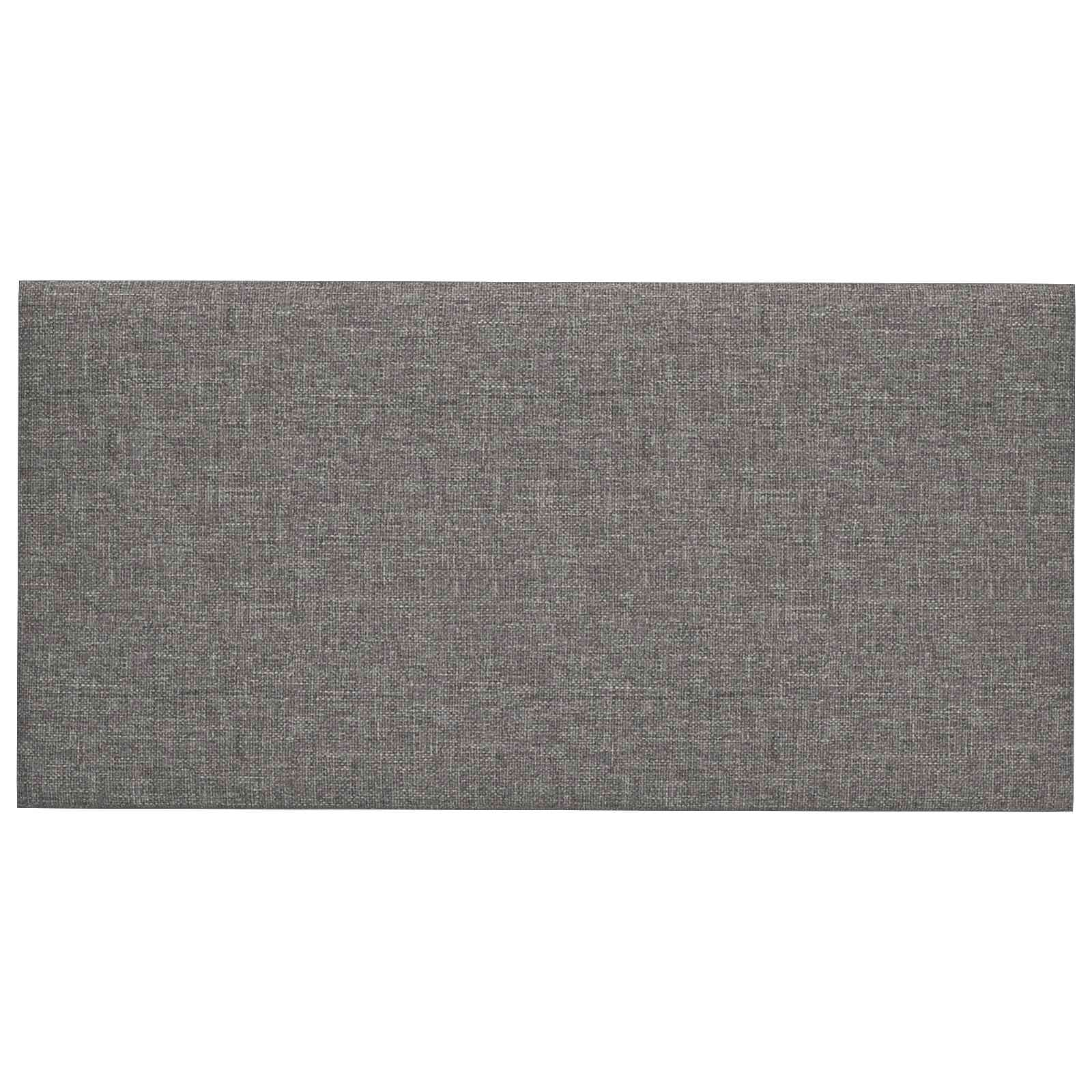 Wandkopfteilen 12 pcs 30 x 15 cm Creme Stoff