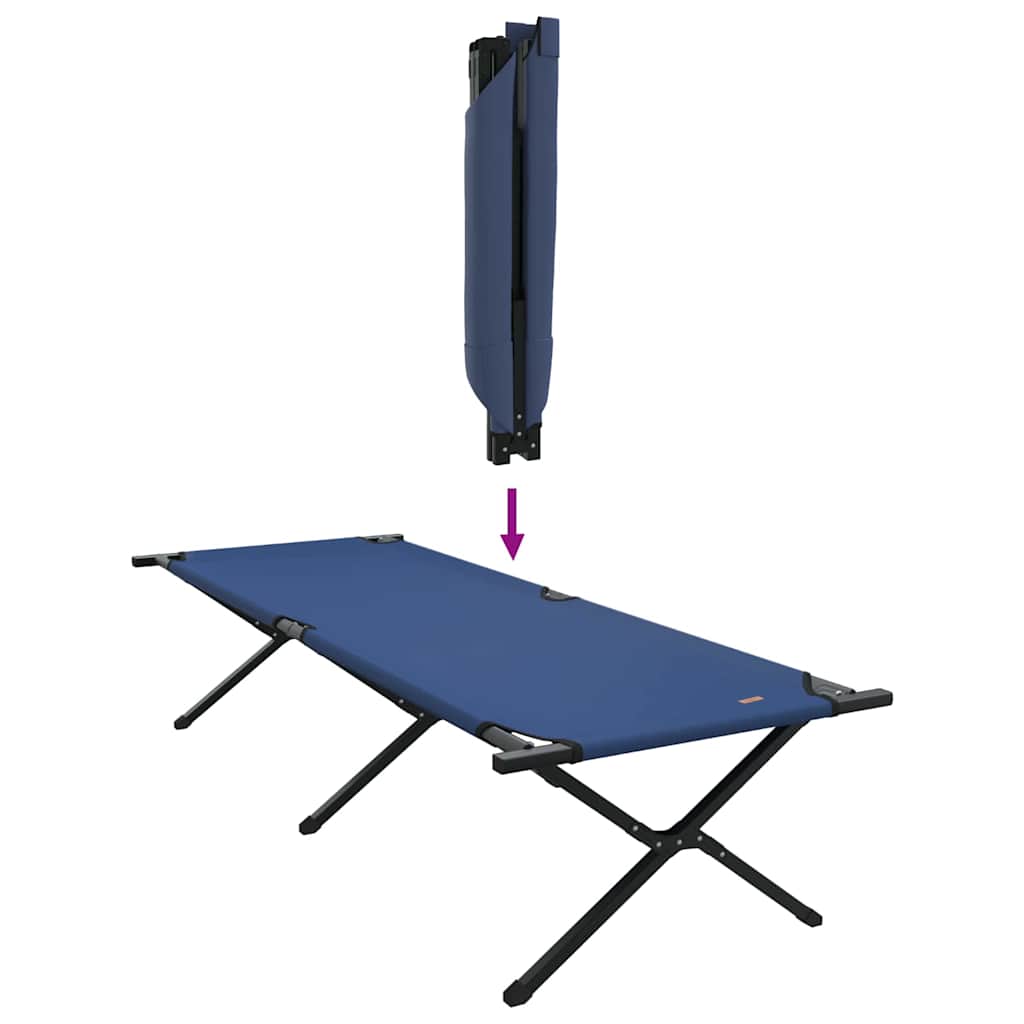 Klapp Schlafbett fürs Camping Blau 193 x 69 x 45 cm