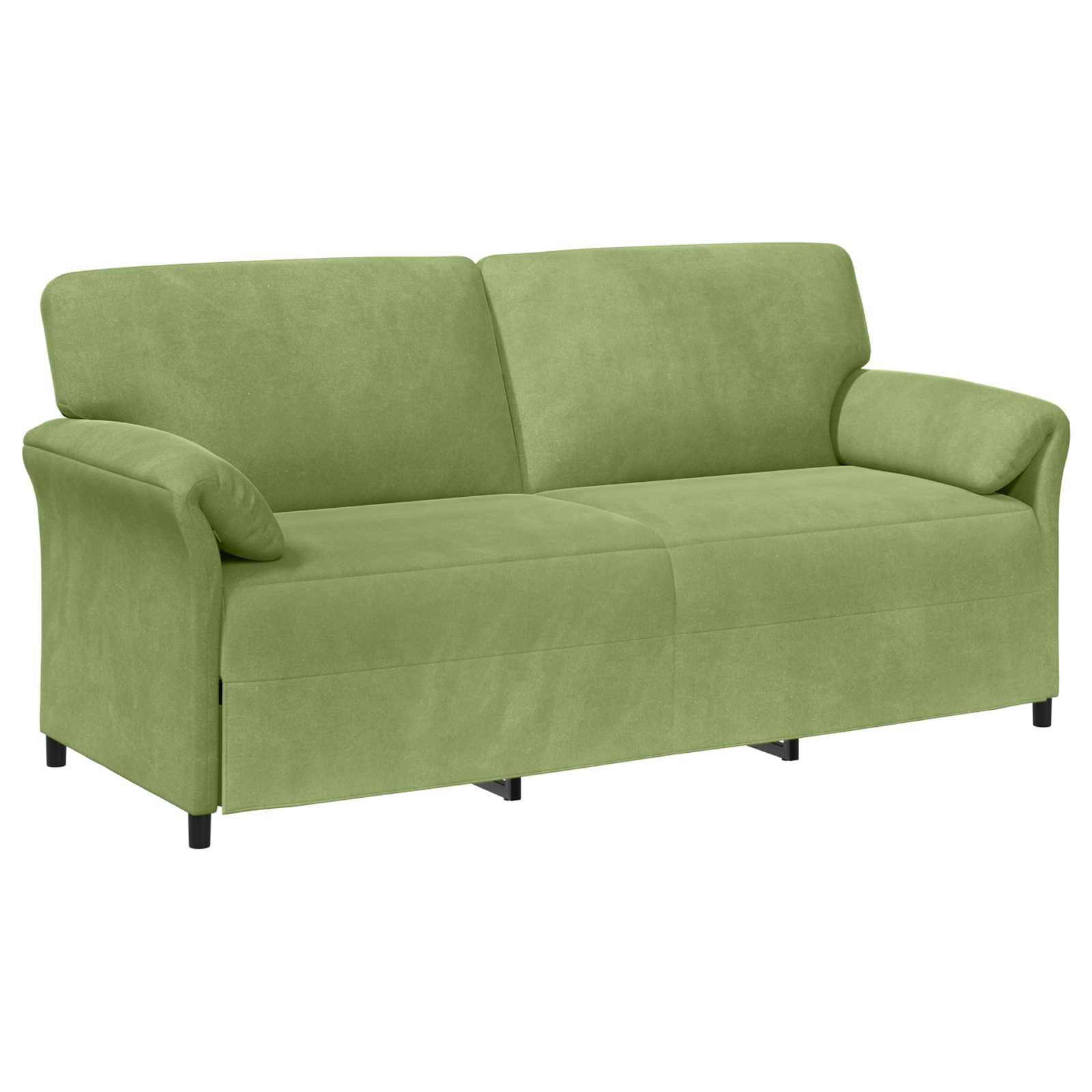1-Sitzer Sofa Hellgrau 88 x 83 x 95 cm Samt