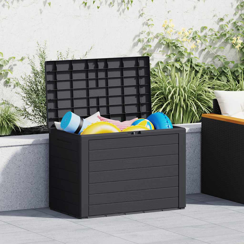 Gartentruhe Braun 58,5x46x55 cm Polypropylen
