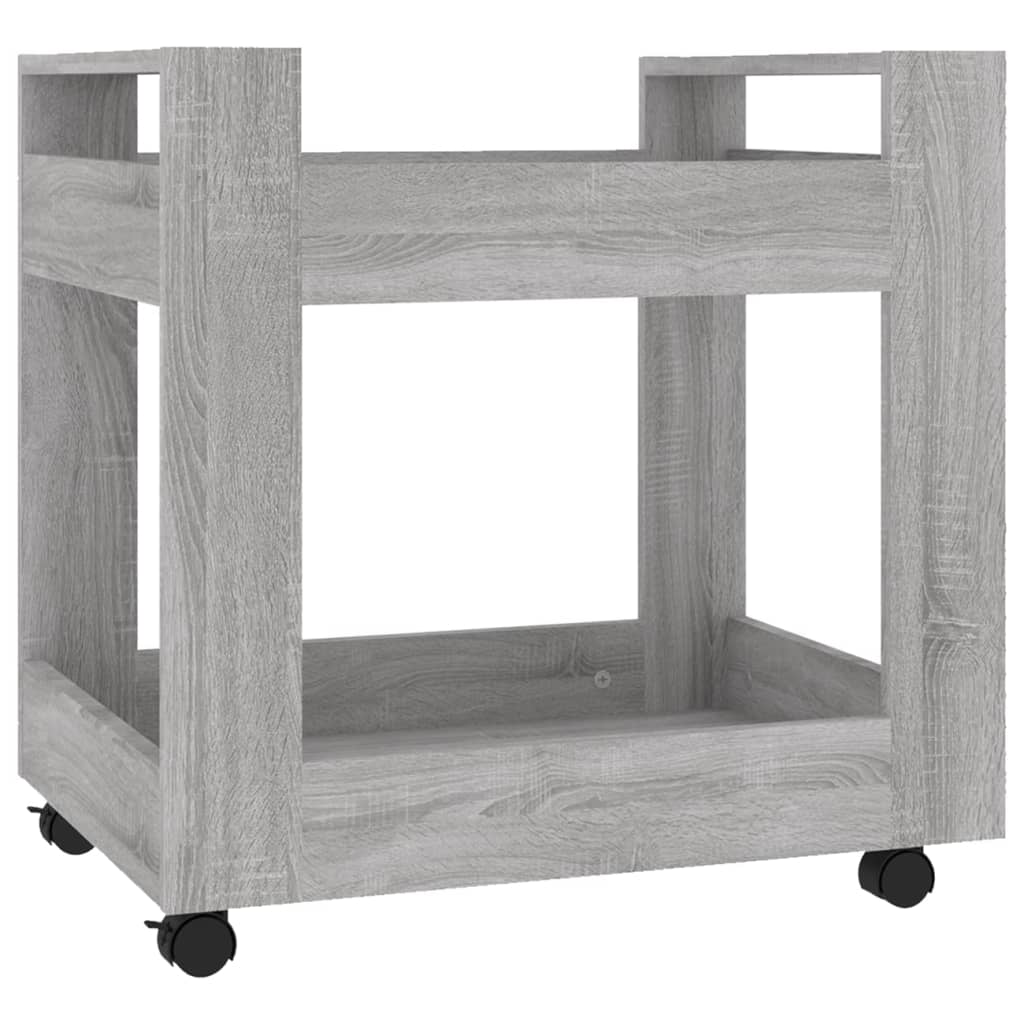 Bürowagen Weiß 60x45x60 cm Holzwerkstoff