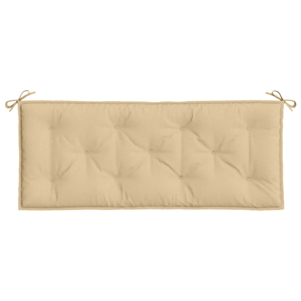 Gartenbank-Auflage Melange Anthrazit 100x50x7 cm Stoff
