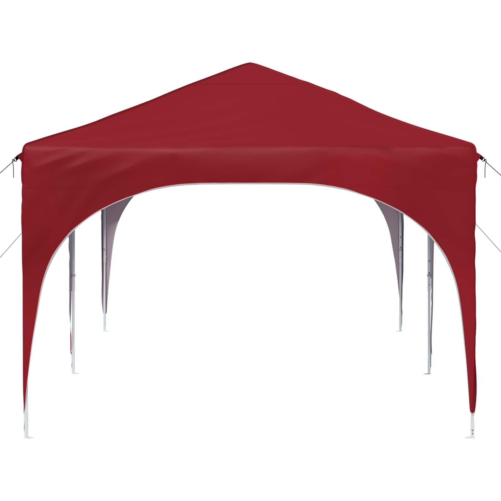 Pop-up Partyzelt 575 x 288 x 245 cm Creme Oxford-Stoff