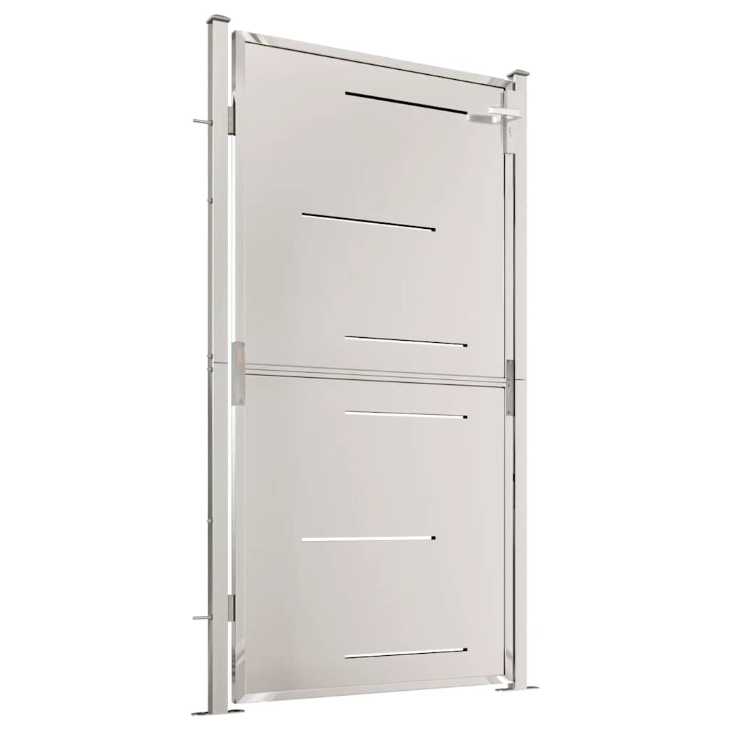 Gartentor 100 x 95 cm Edelstahl