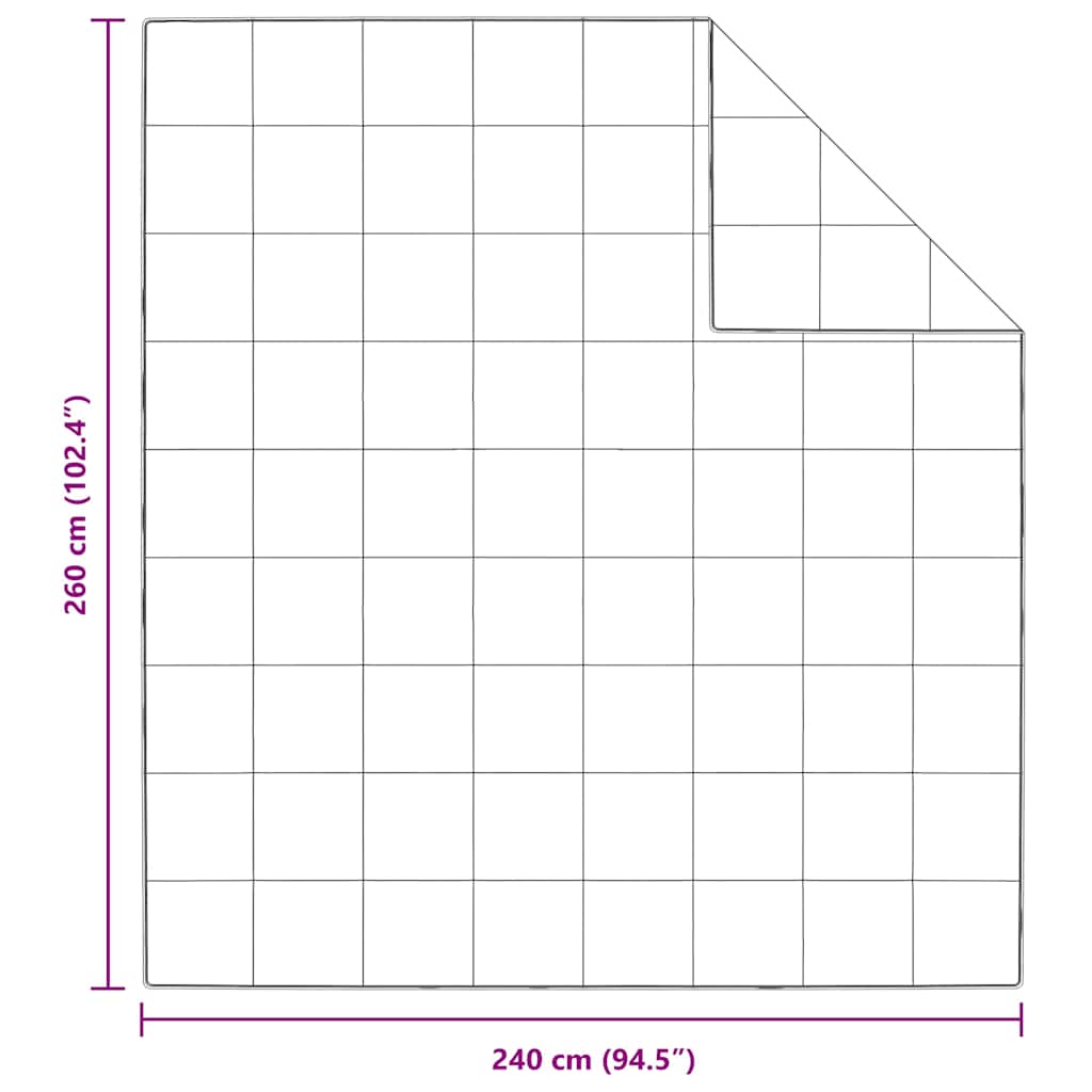 Bettdecke Weiß 135 x 200 cm Feder