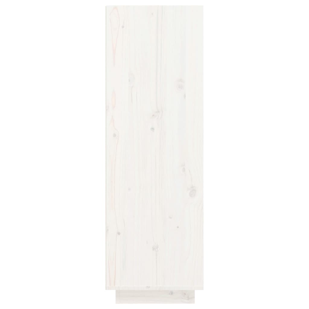 Schuhregal 30x34x105 cm Massivholz Kiefer