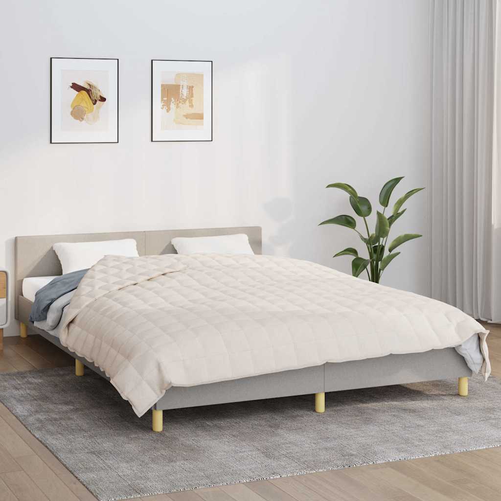Gewichtsdecke Grau 122x183 cm 5 kg Stoff