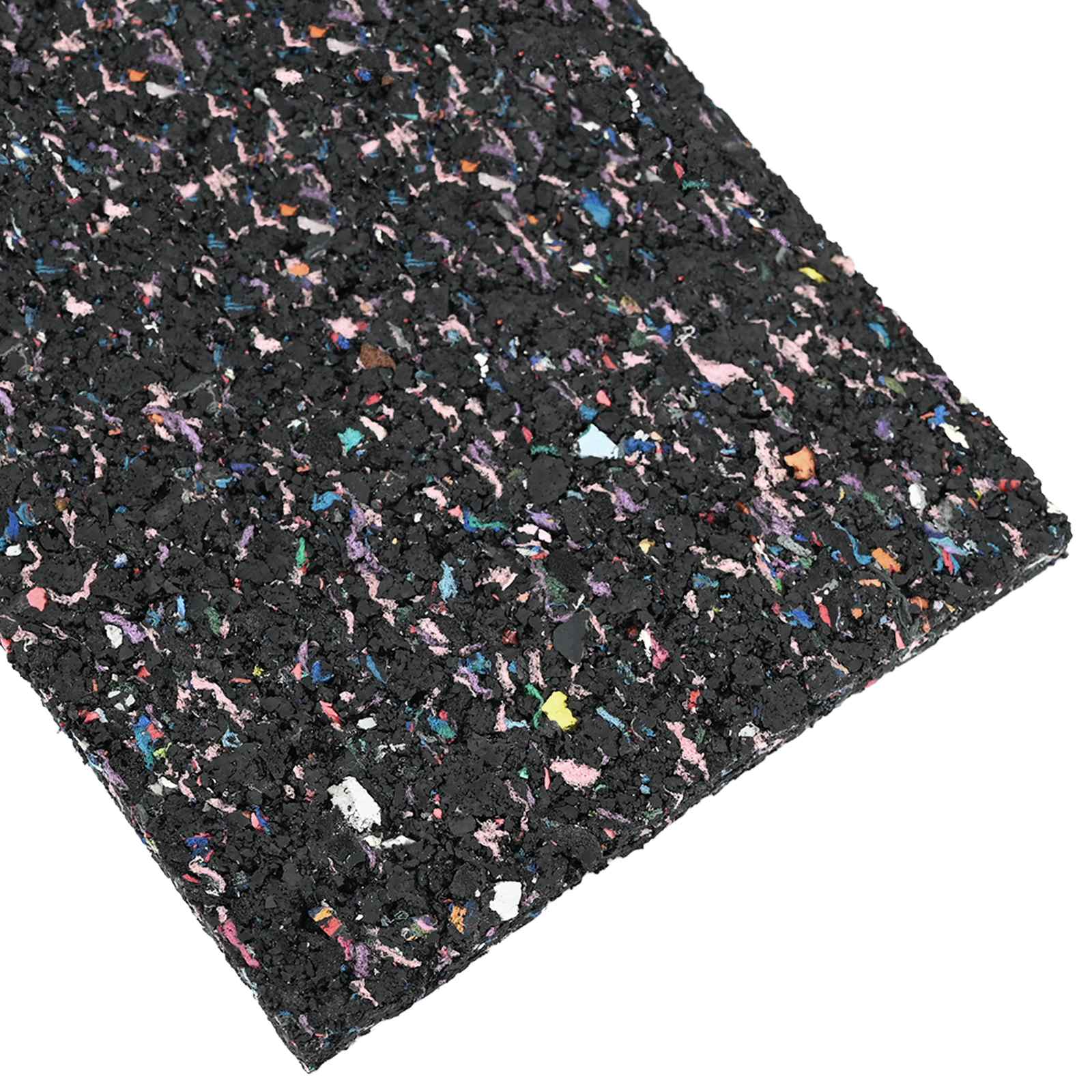 Gummi-Granulat-Rolle Schwarz 200 x 5 x 0,3 cm Gummi