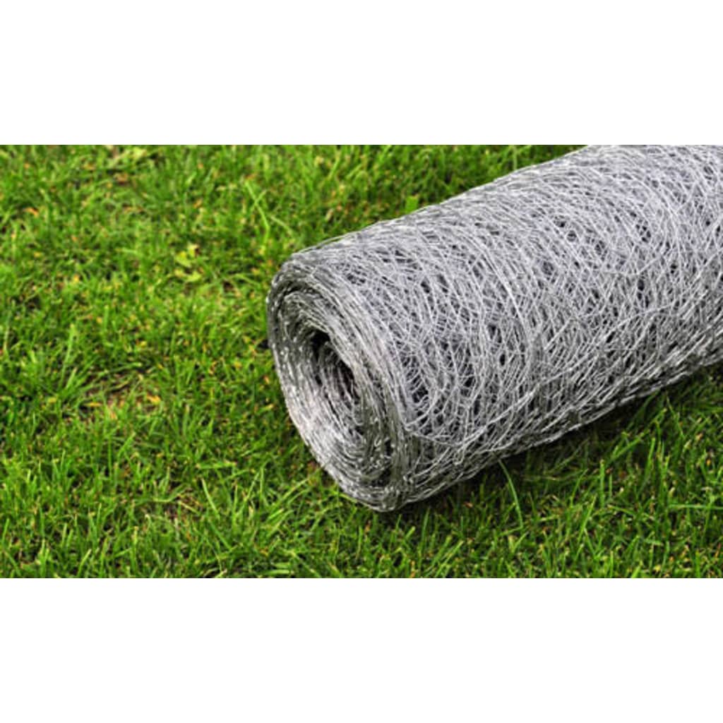 Drahtzaun mit PVC-Beschichtung 25x0,5 m Grün