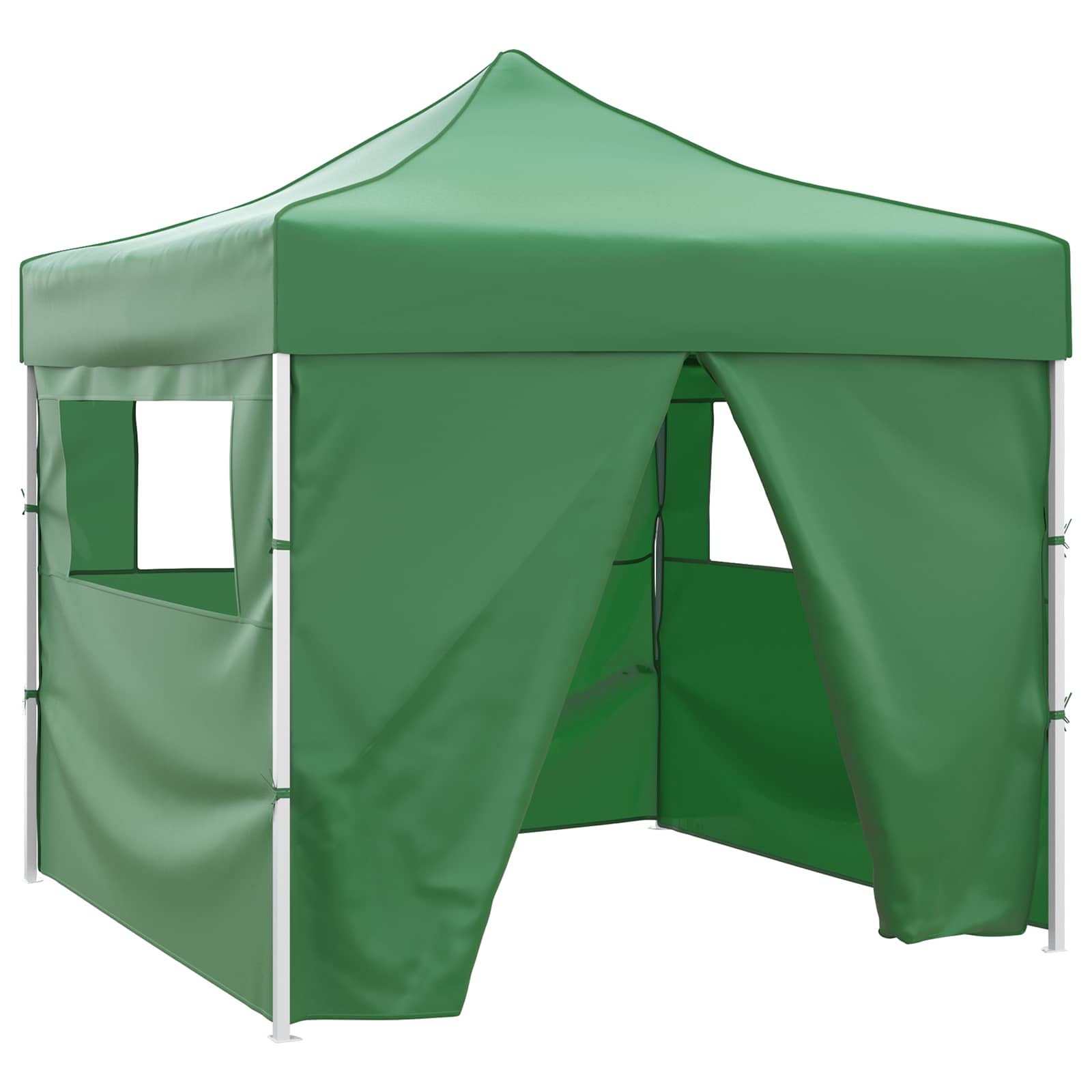 Partyzelt Faltbar Pop-Up Schwarz 292x292x315 cm