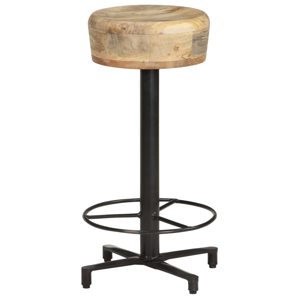Barhocker 2 Stk. 52 cm Mango Massivholz