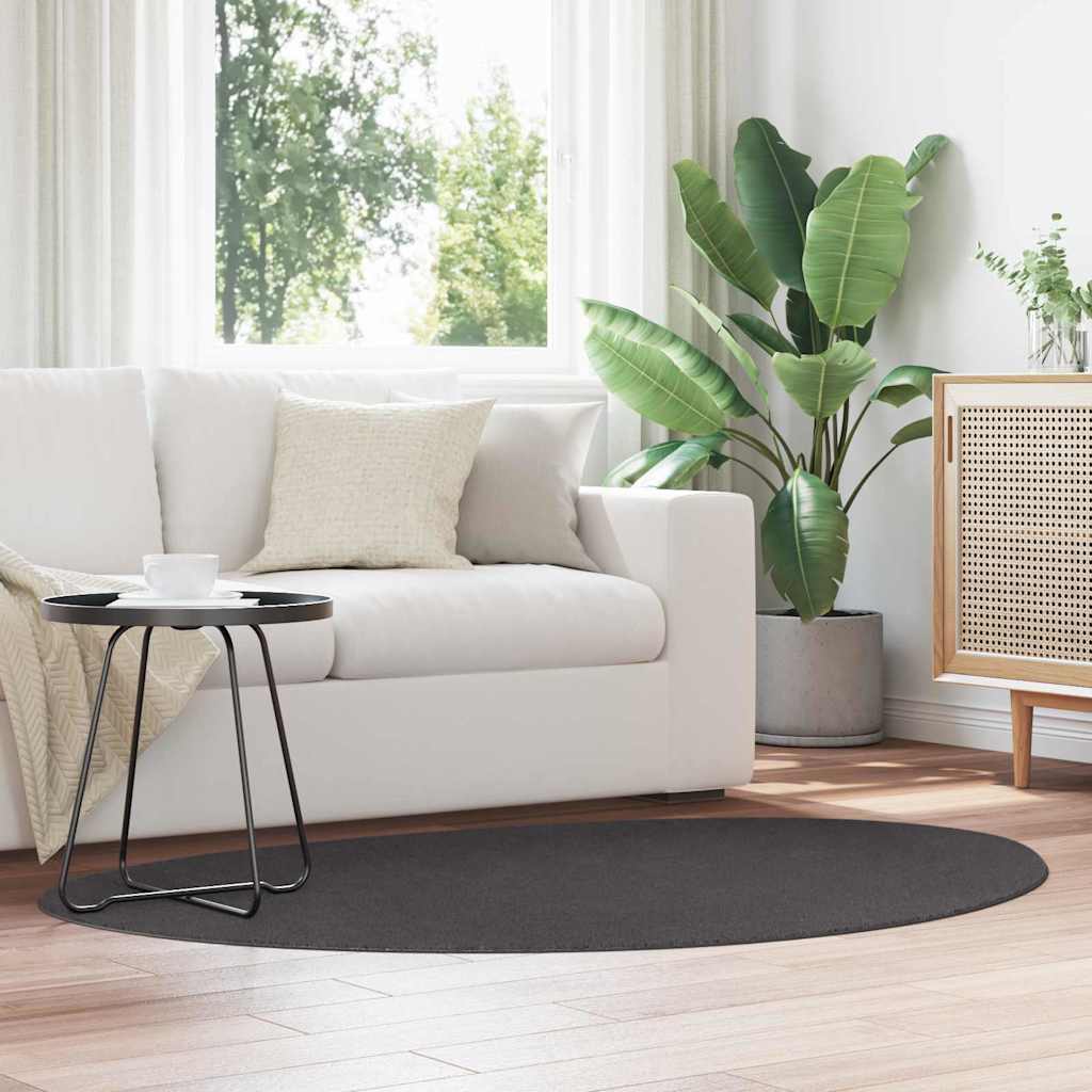 Bereichsteppiche HUARTE Anthrazit 100 x 200 cm Polyester