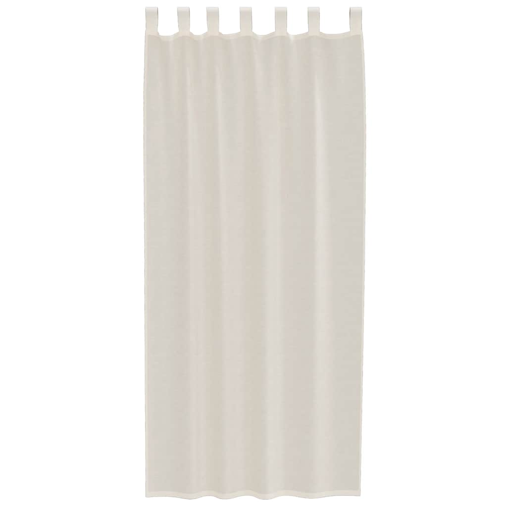 Voile Vorhänge mit Ösen 2 Stk. Apfelgrün 140x140 cm