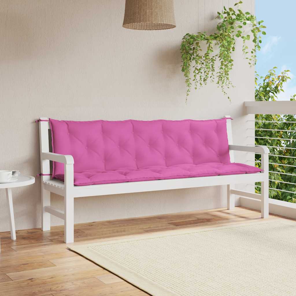 Gartenbank-Auflage Anthrazit 100x(50+50)x7 cm Oxford-Gewebe