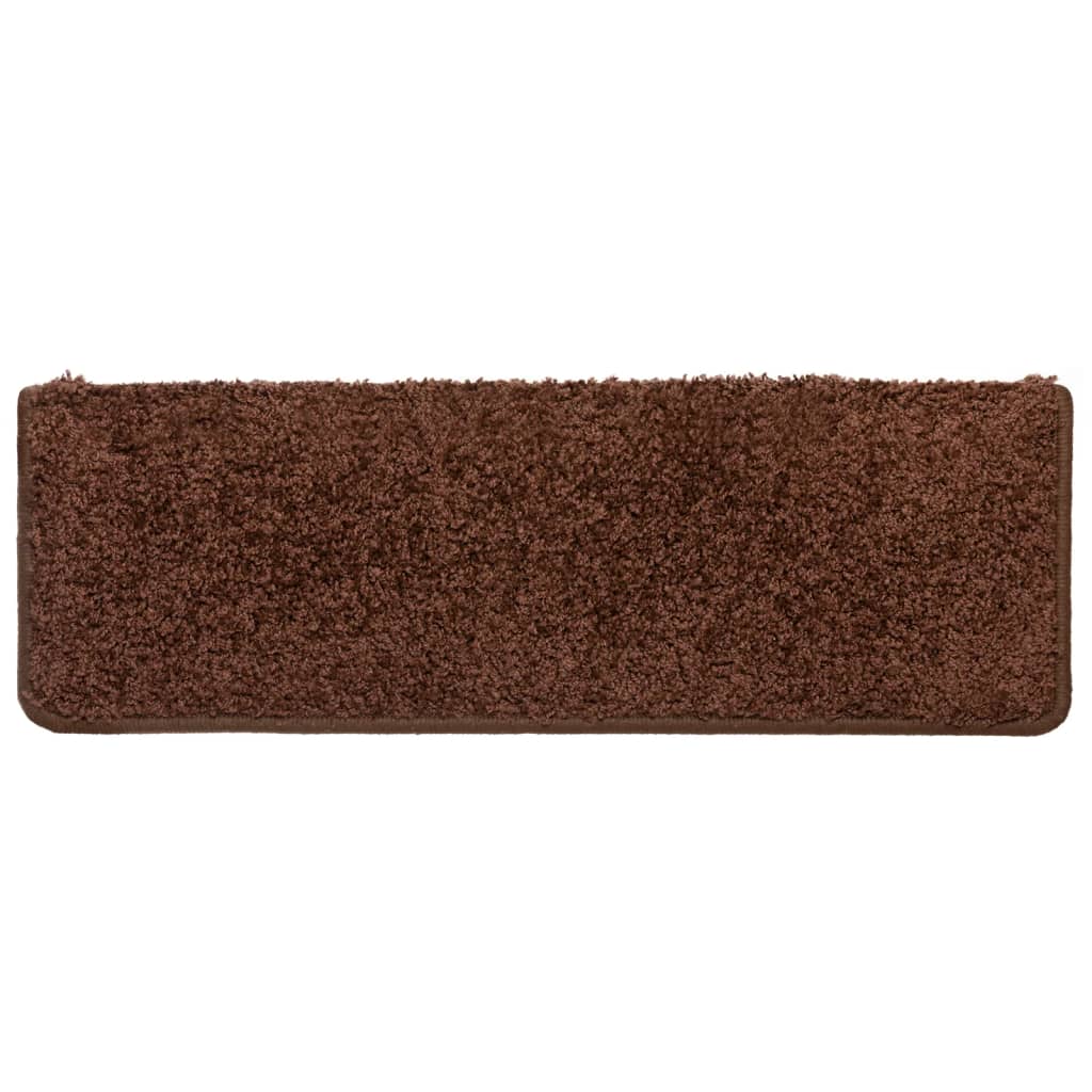 Stufenmatten 15 Stk. 65x21x4 cm Grau Rechteckiger Rand