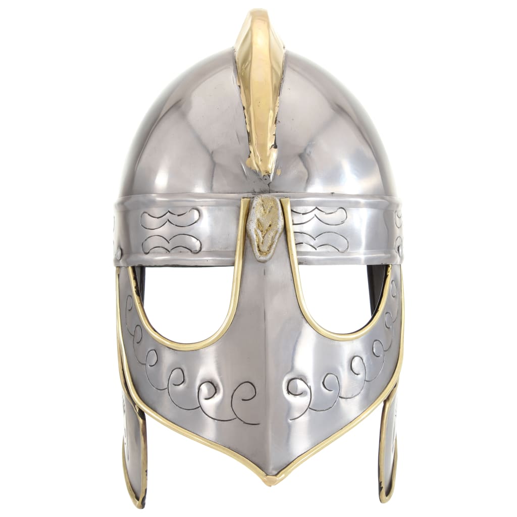 Preußische Pickelhaube Antik Replik für LARP Schwarz Stahl