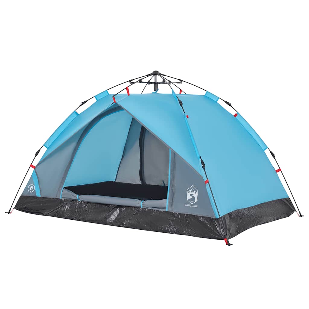 Kuppel-Campingzelt 2 Personen Grün Quick Release