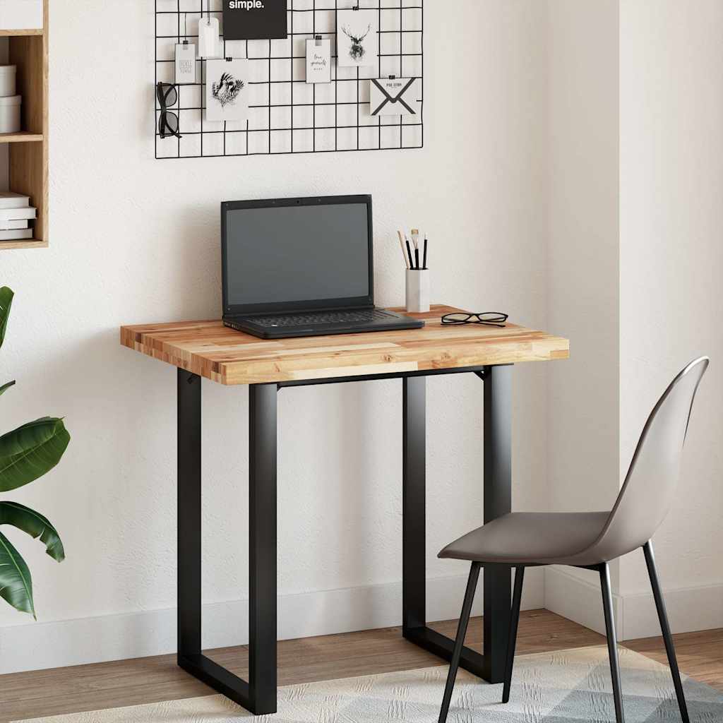 Tischplatte Rechteckig 60x50x2 cm Massivholz Akazie