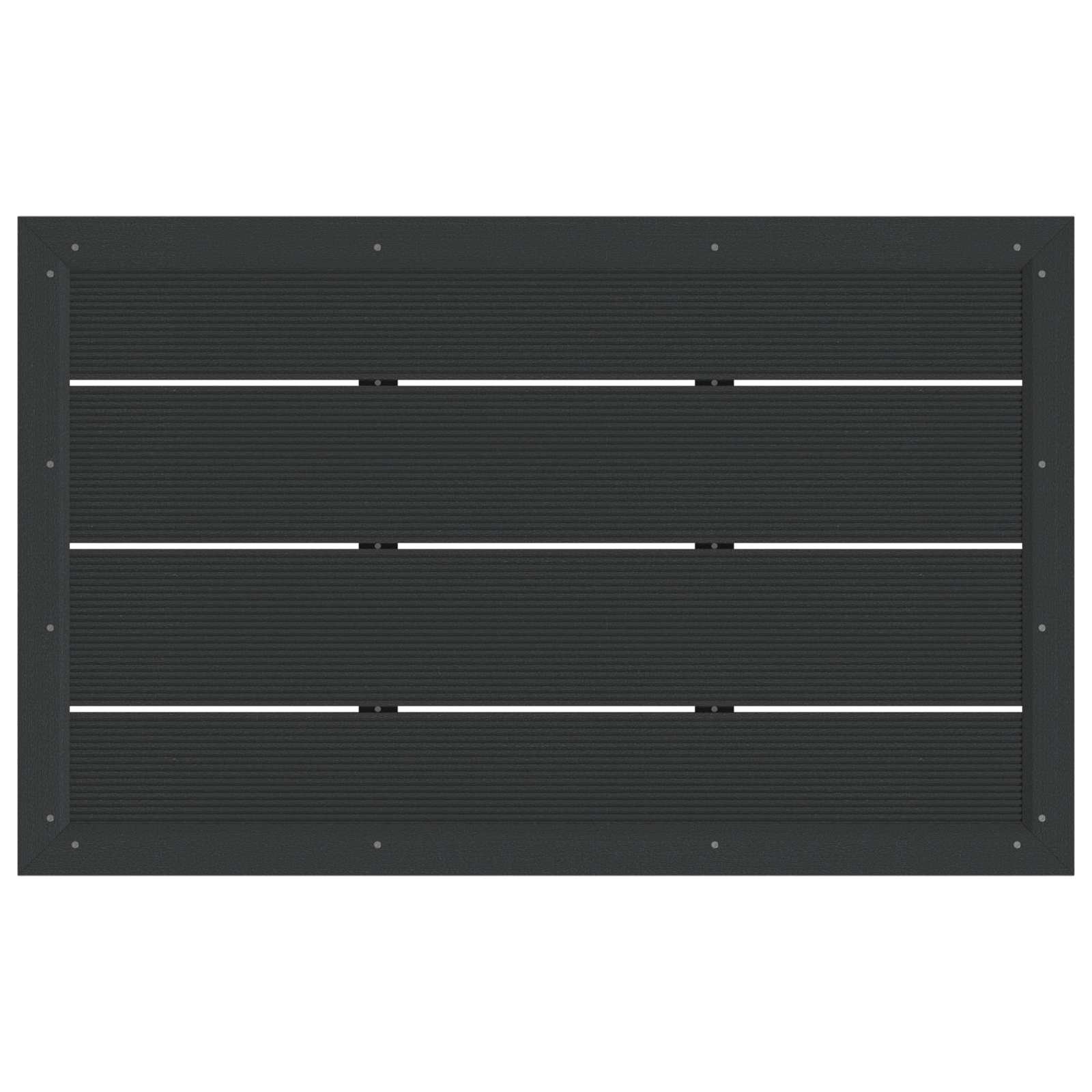 Bodenelement für Solardusche Braun 101x63x5,5 cm WPC