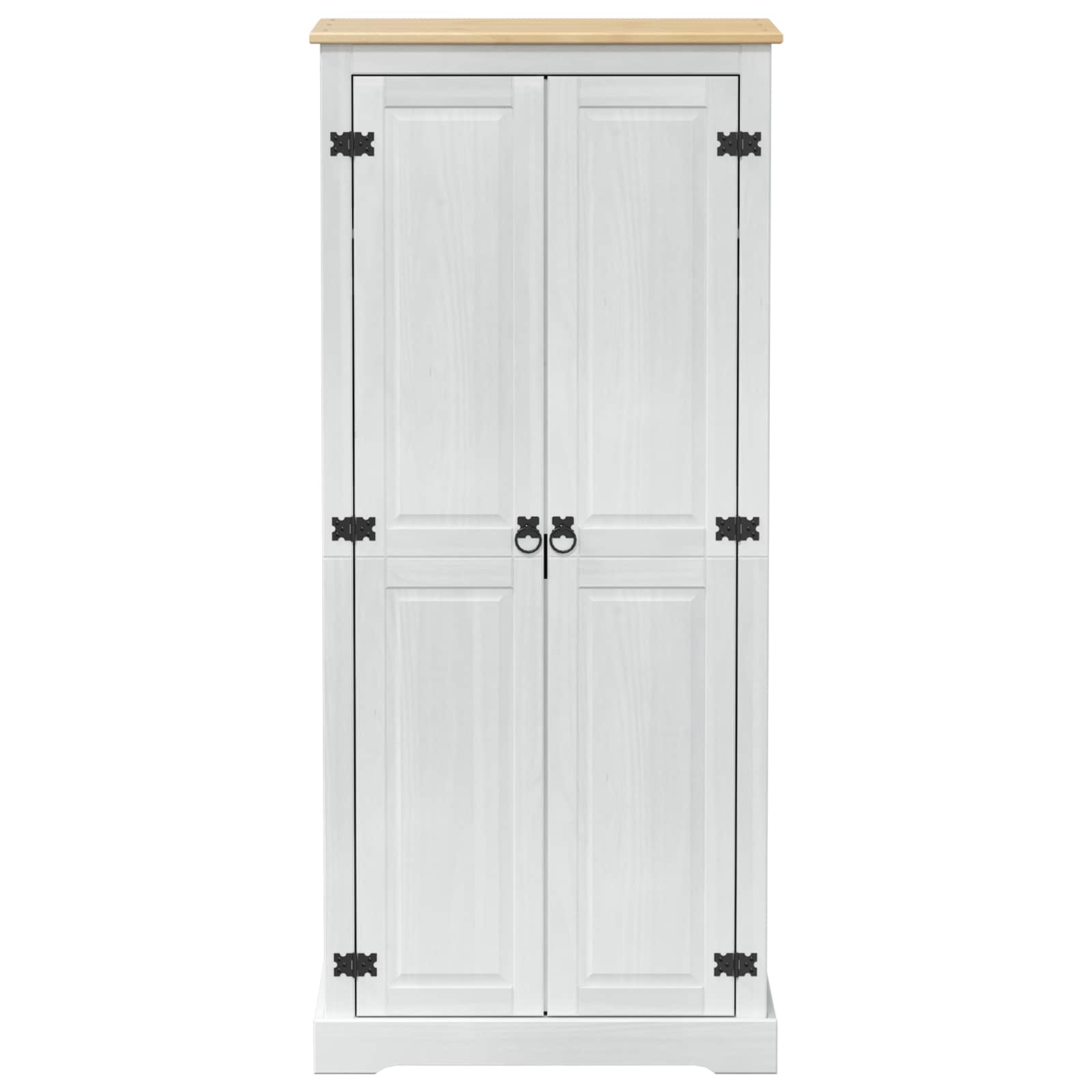 Kleiderschrank Corona 76x50x170 cm Massivholz Kiefer