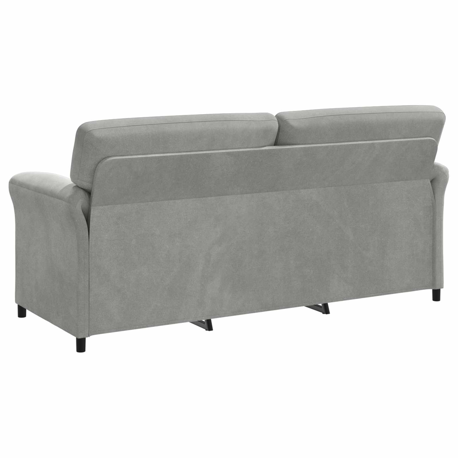 1-Sitzer Sofa Hellgrau 88 x 83 x 95 cm Samt