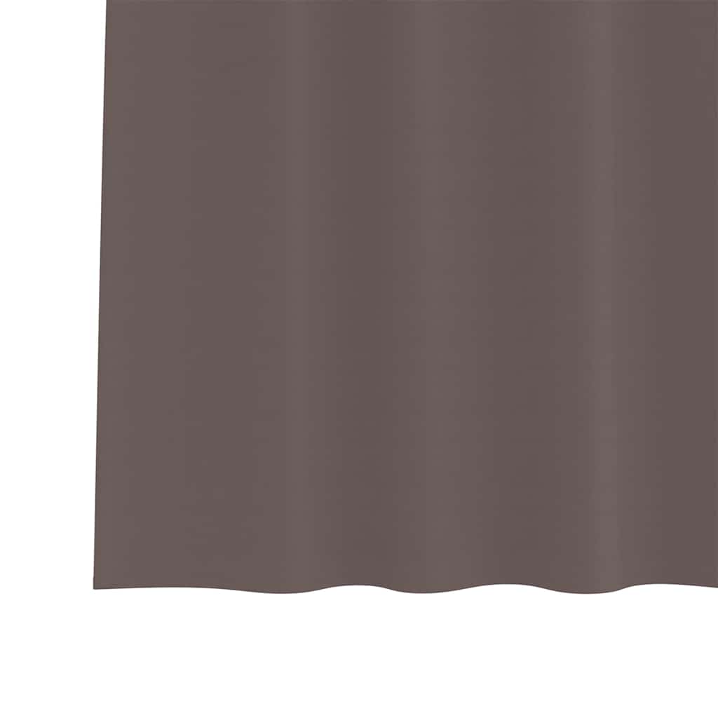 Verdunkelungs-Vorhänge mit Ringen 2 pcs Beige 140 x 140 cm
