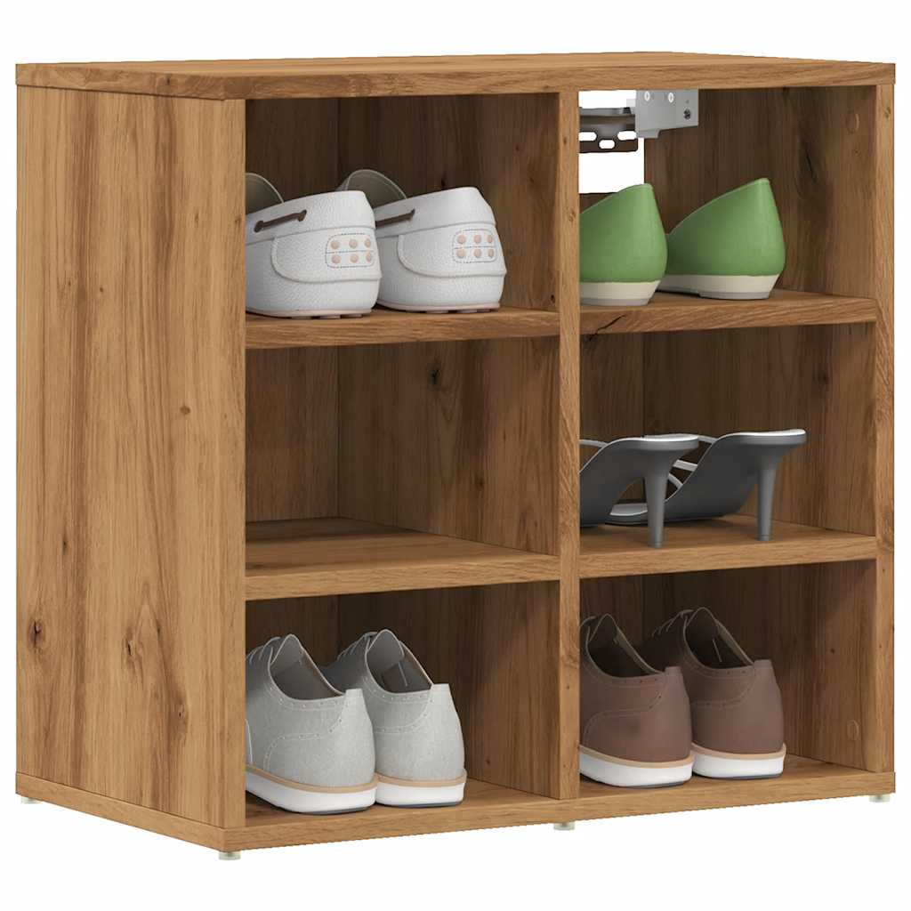 Schuhregale 2 Stk. Weiß 52,5x30x50 cm