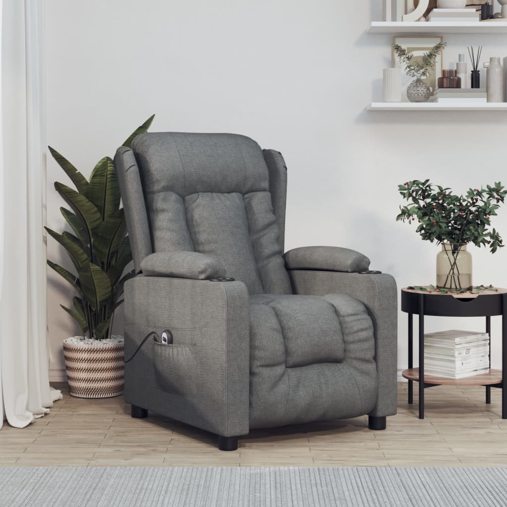 Relaxsessel Elektrisch Braun Stoff