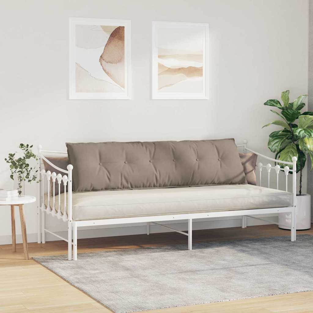 Rückenkissen Taupe 50 x 45 cm Mikrofaserstoff