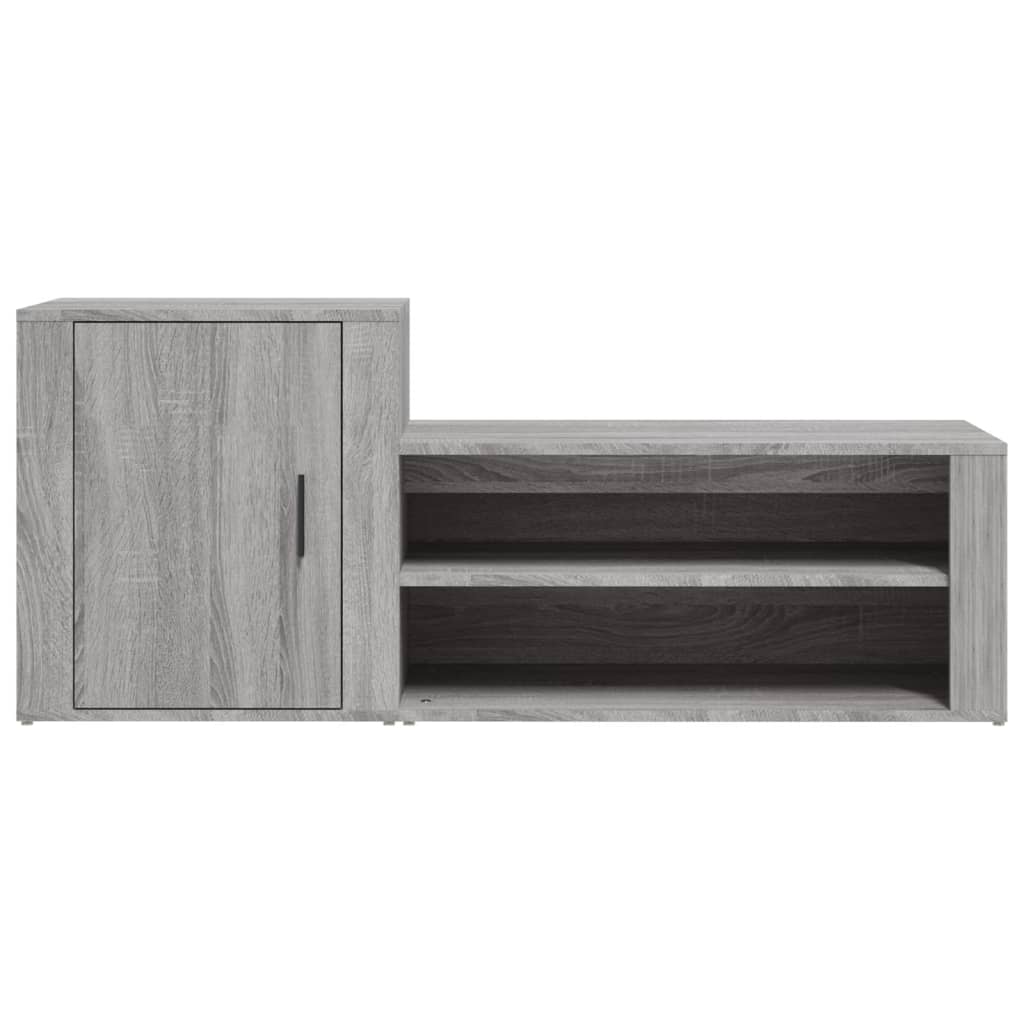 Schuhschrank Weiß 130x35x54 cm Holzwerkstoff