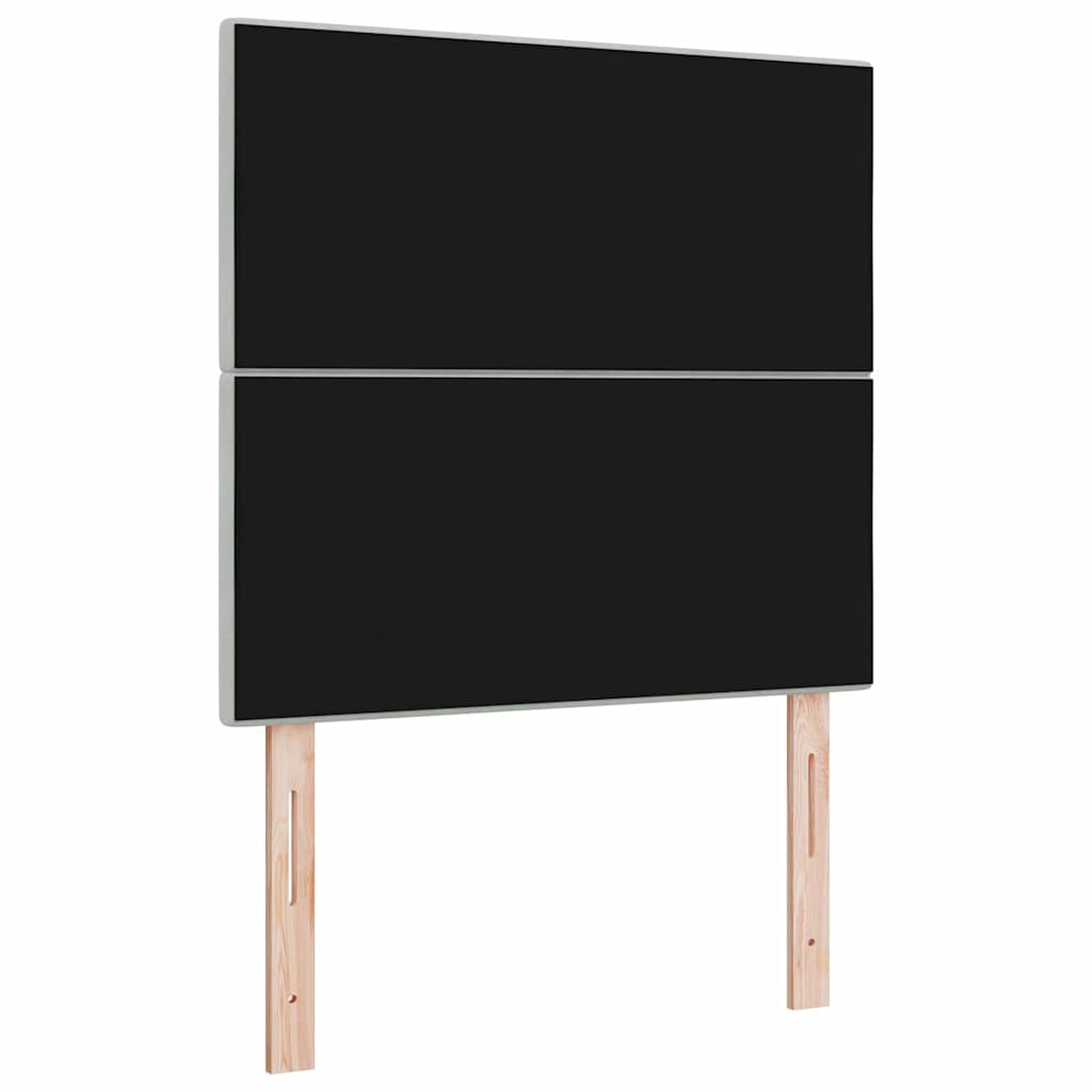 Kopfteil Hellgrau 80 cm Samt