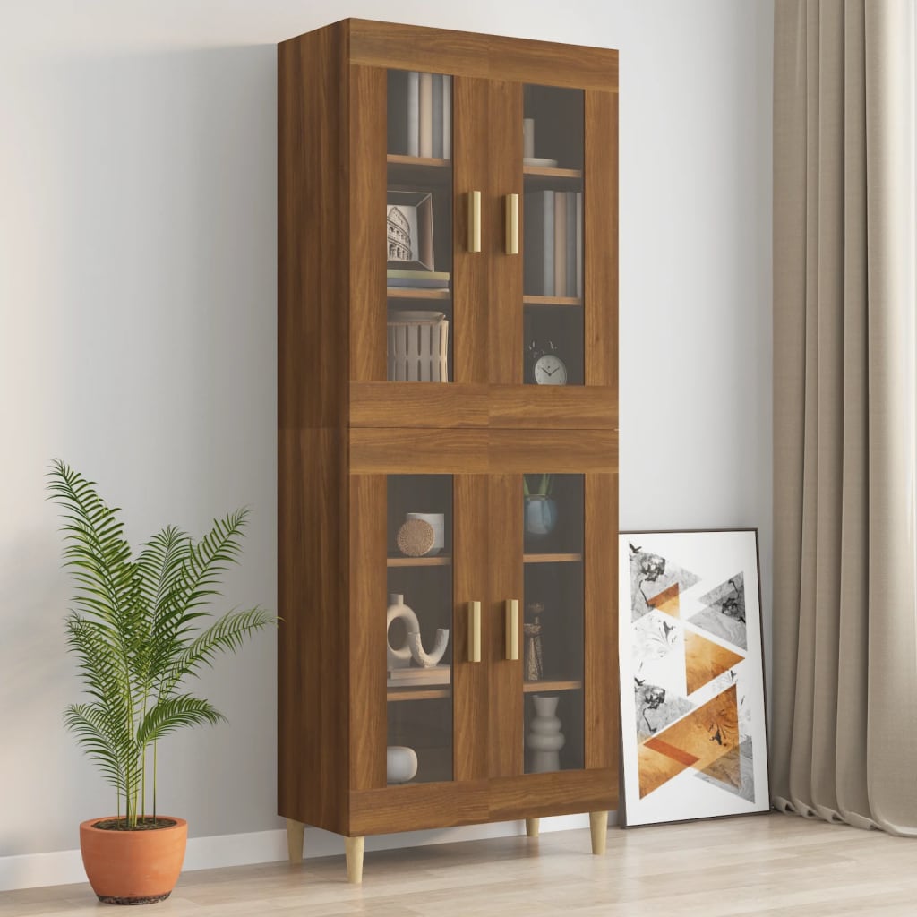 Hängeschrank Weiß 69,5x34x90 cm