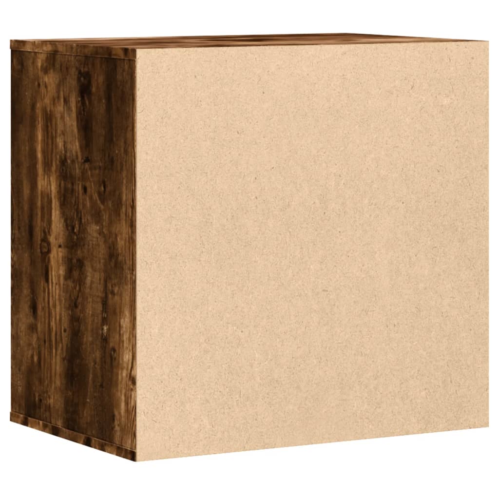 Schubladenschrank Schwarz Eichen-Optik 41 x 40 x 58 cm