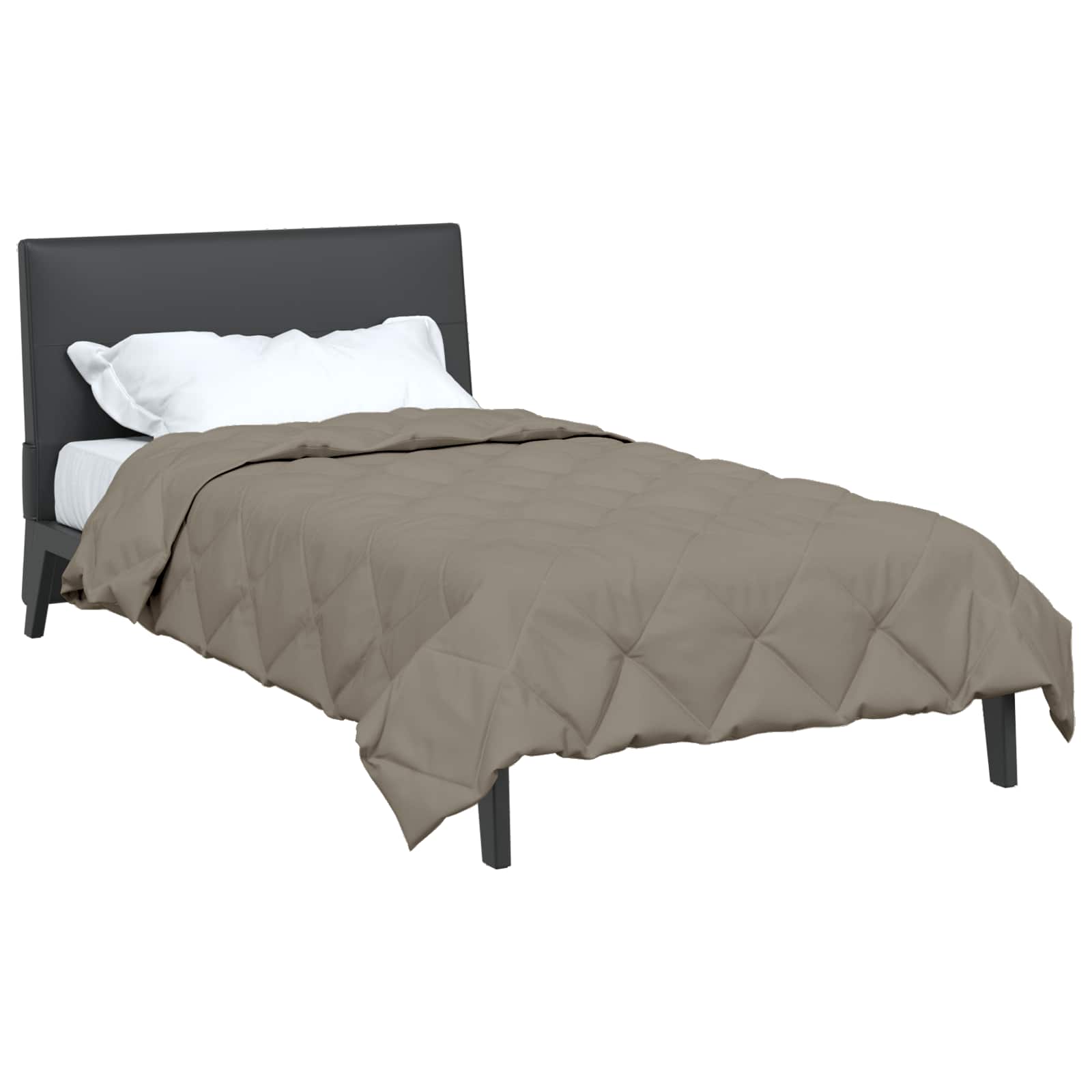 Sommerdecke Anthrazit 200 x 135 cm Mikrofaser