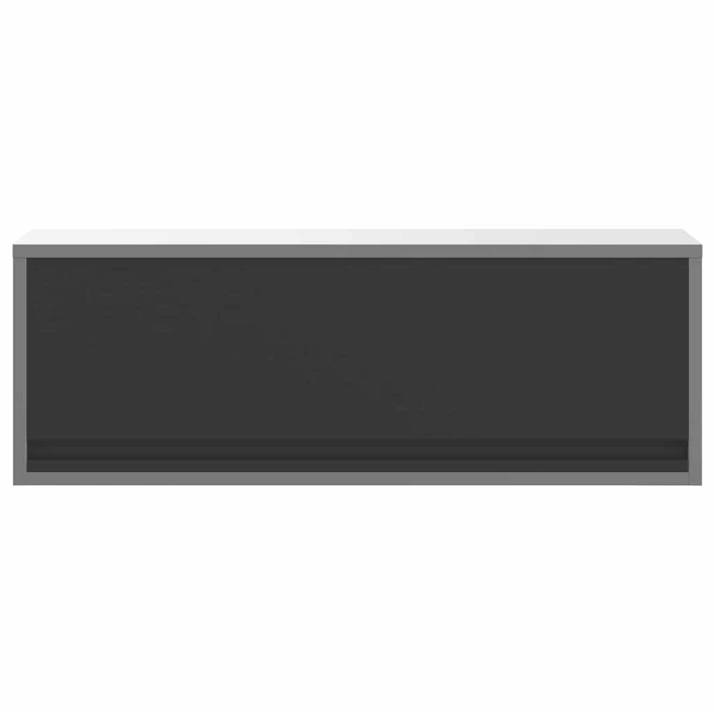 Werkzeugschrank mit Speicher Schwarz und Grau 50 x 25 x 35 cm