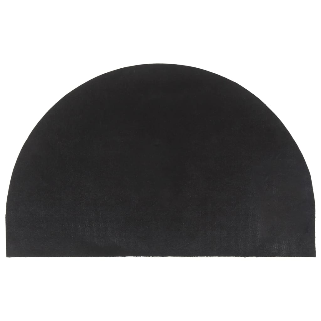 Fußmatte Natur Halbrund 40x60 cm Kokosfaser Getuftet