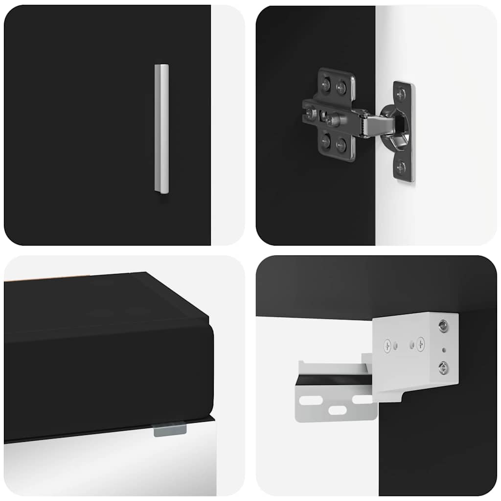 Badezimmermöbel-Set TULUM 2 pcs Weiß 60 x 34 x 63 cm