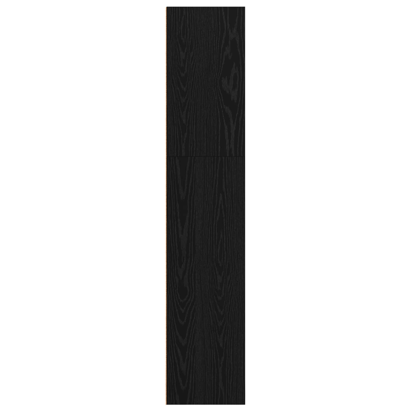 Bücherregal Schwarz Eichen-Optik 80x30x189 cm Holzwerkstoff