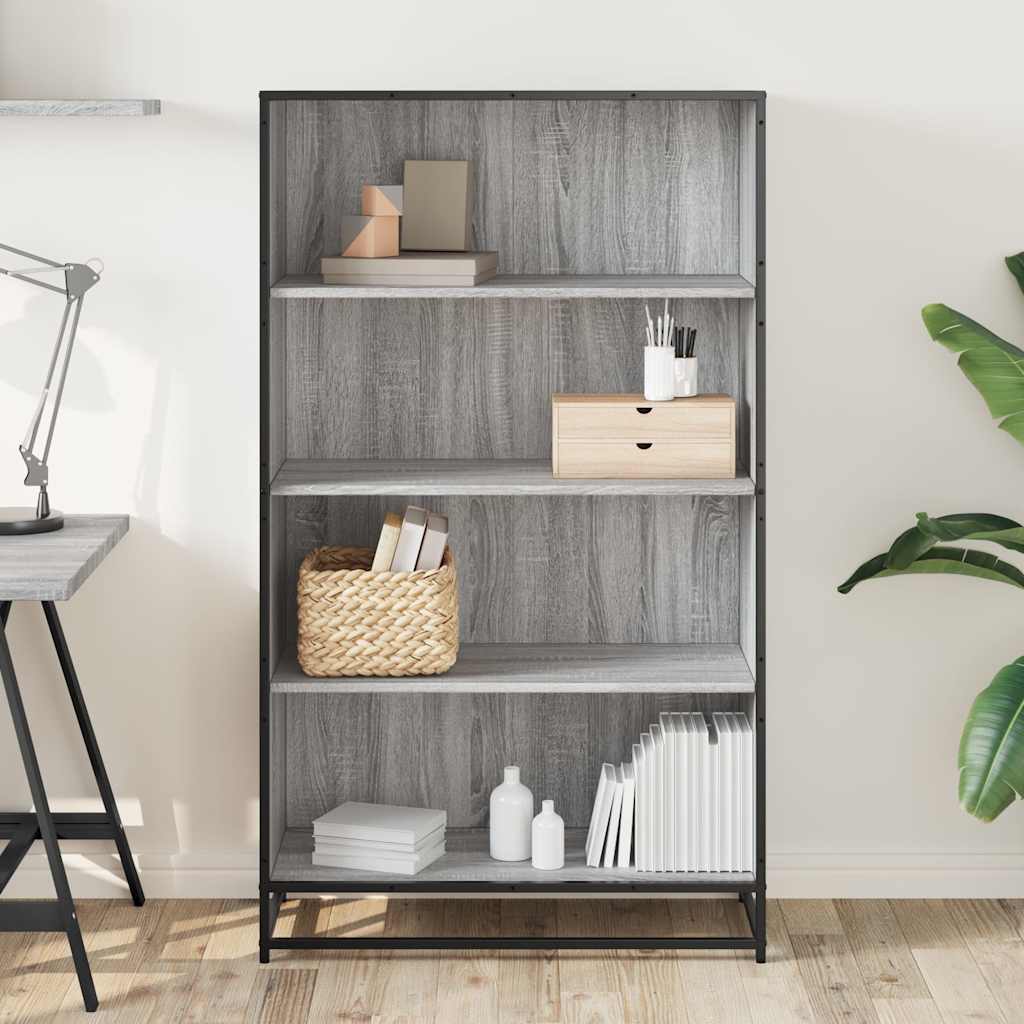 Bücherregal Schwarz 60x35x139 cm Holzwerkstoff