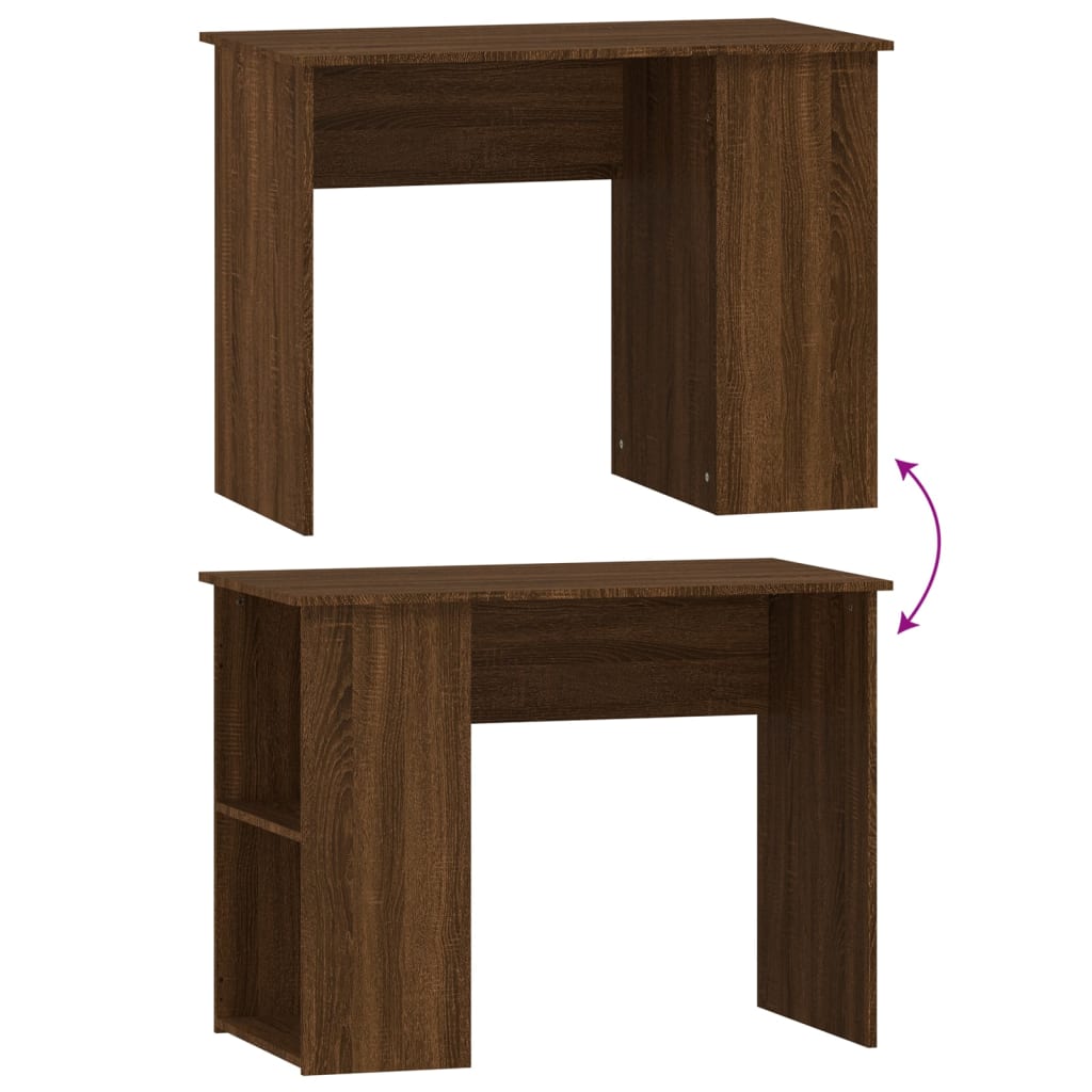 Schreibtisch Weiß 100x55x75 cm Holzwerkstoff